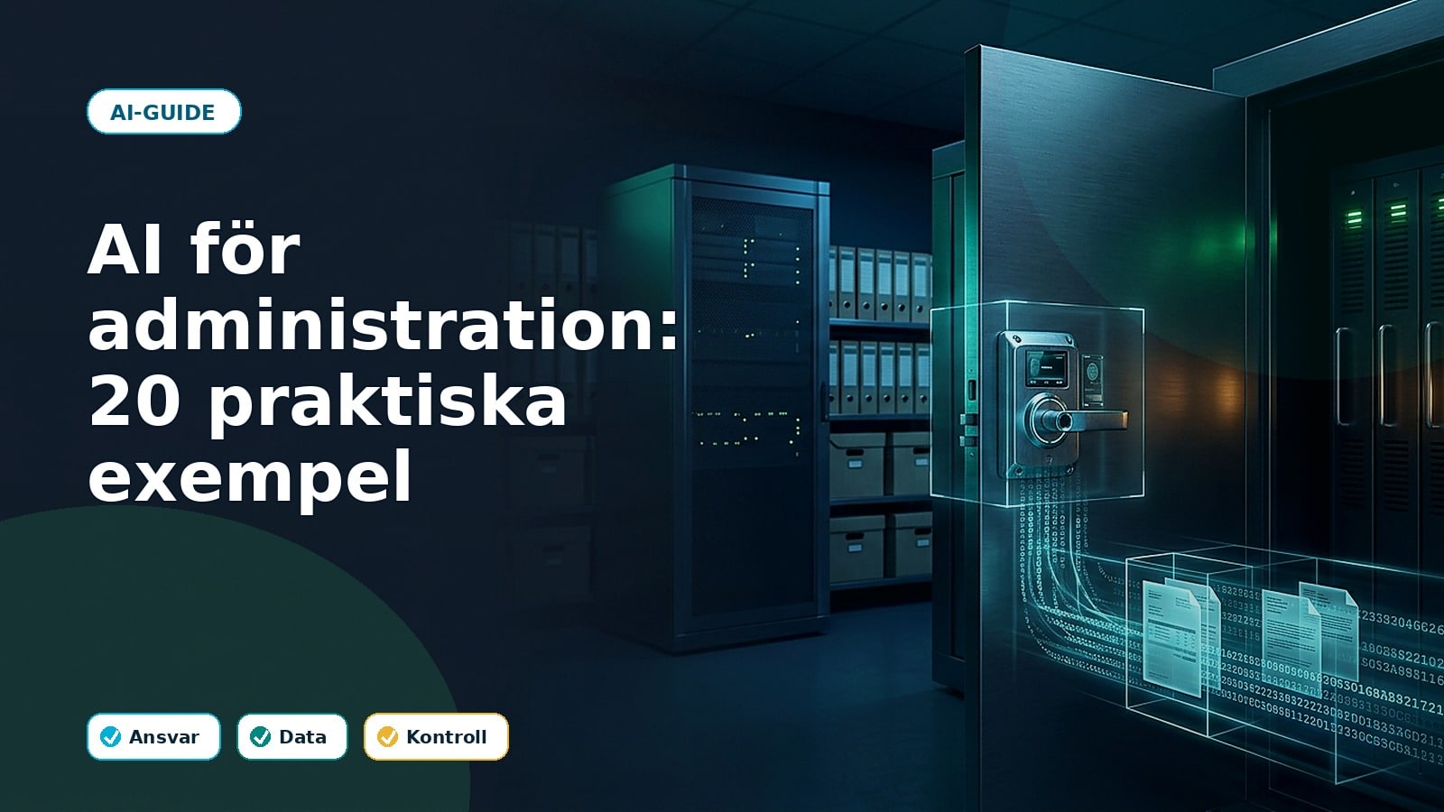 AI för administration: 20 praktiska exempel