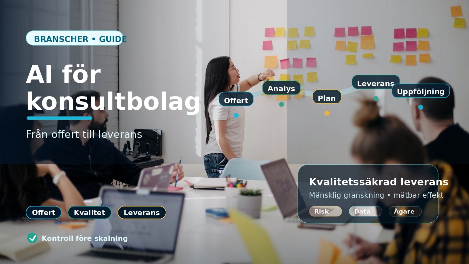 AI för konsultbolag – från offert till leverans
