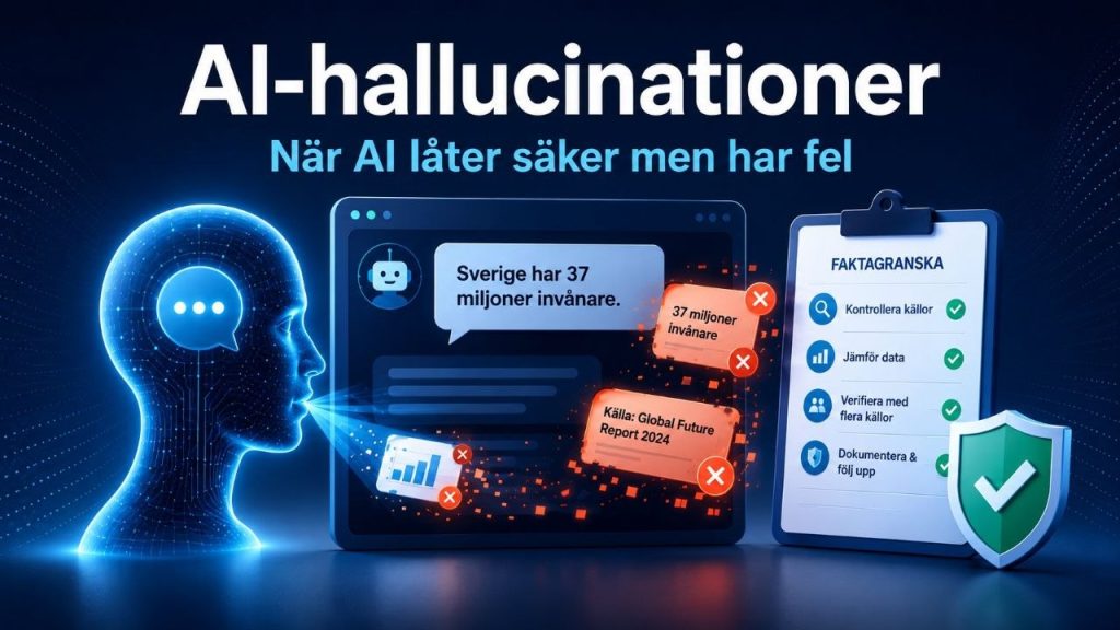 AI-hallucinationer – när AI låter säker men har fel