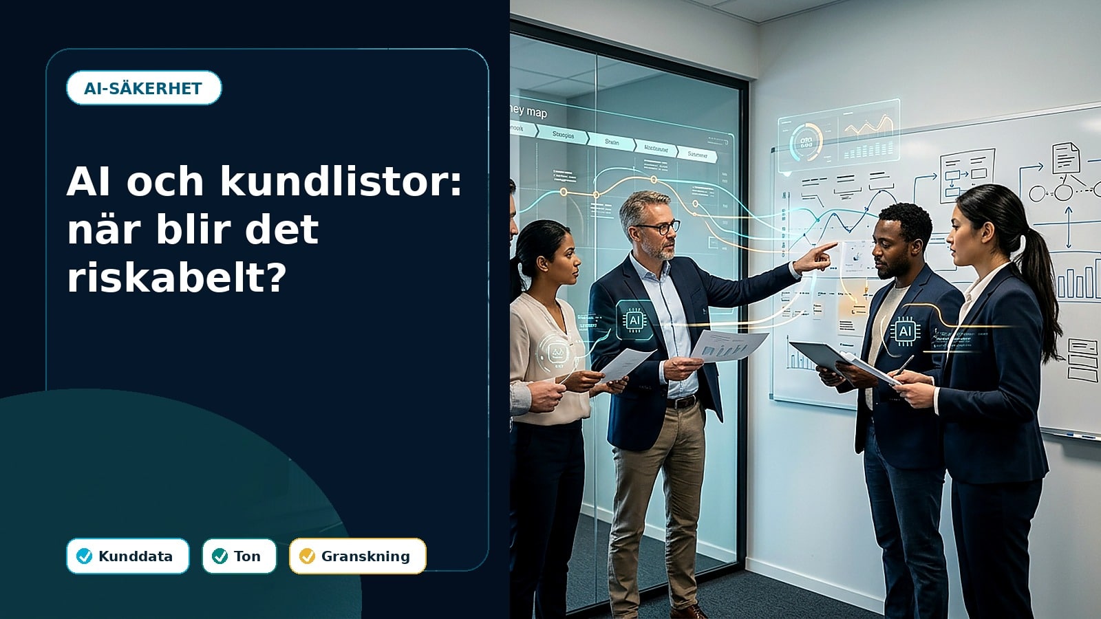 AI och kundlistor: när blir det riskabelt?