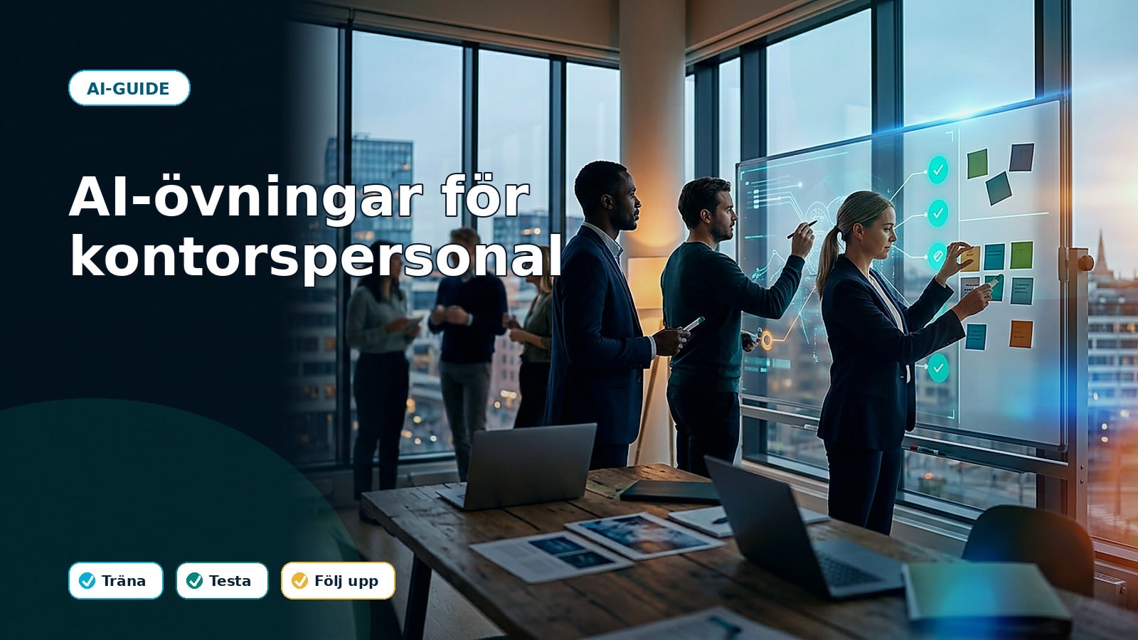 AI-övningar för kontorspersonal