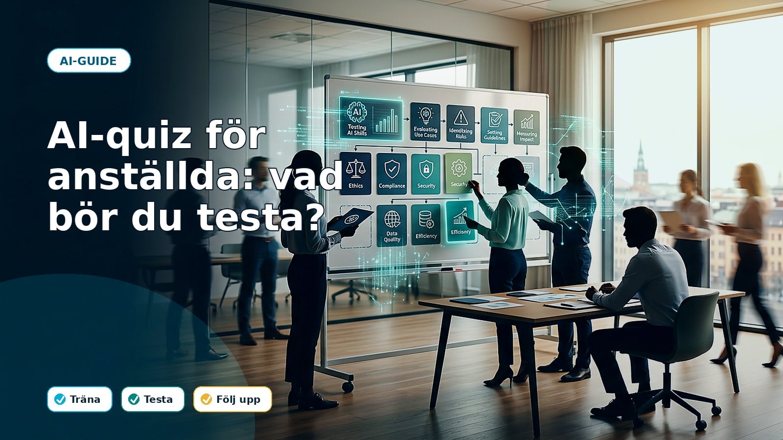 AI-quiz för anställda: vad bör du testa?