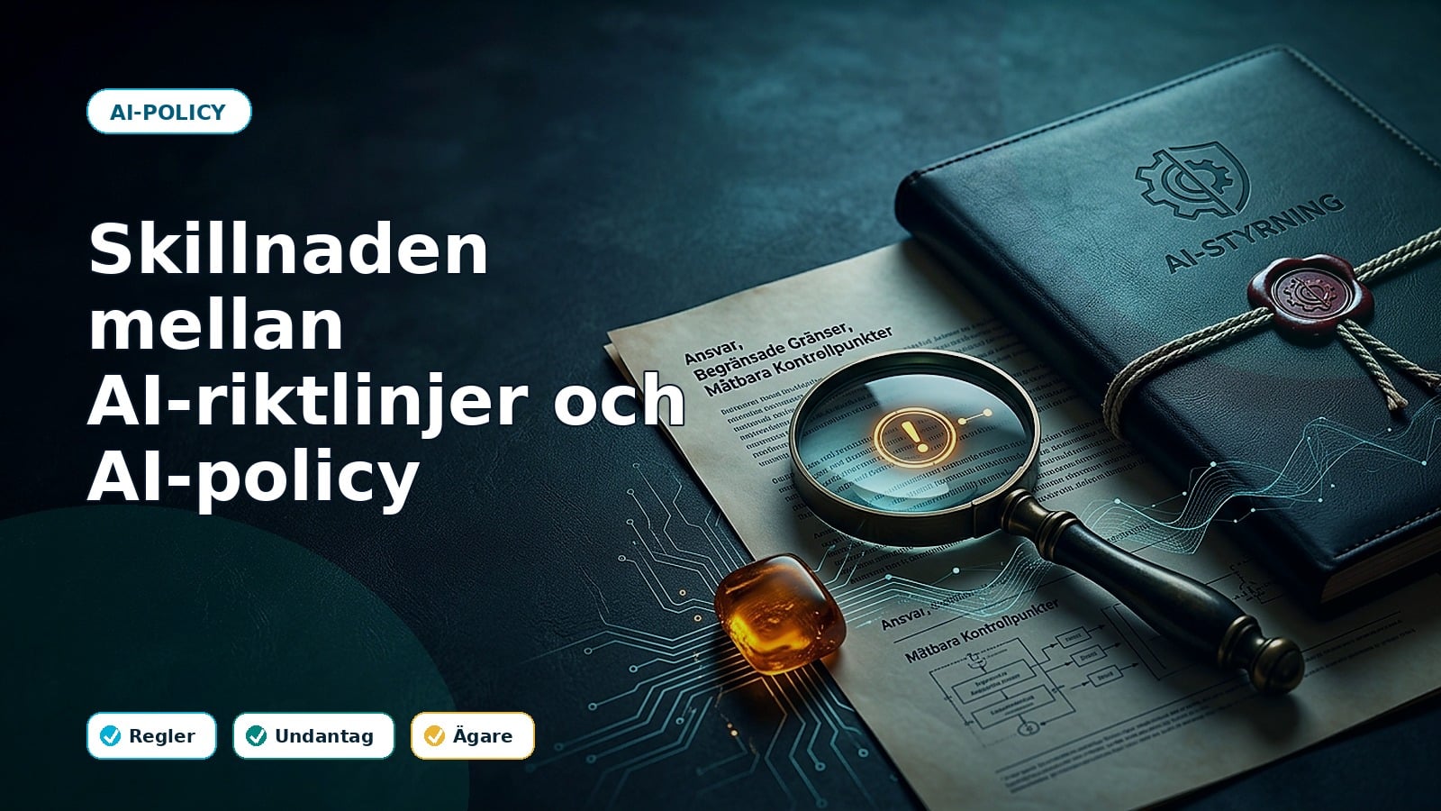 Skillnaden mellan AI-riktlinjer och AI-policy
