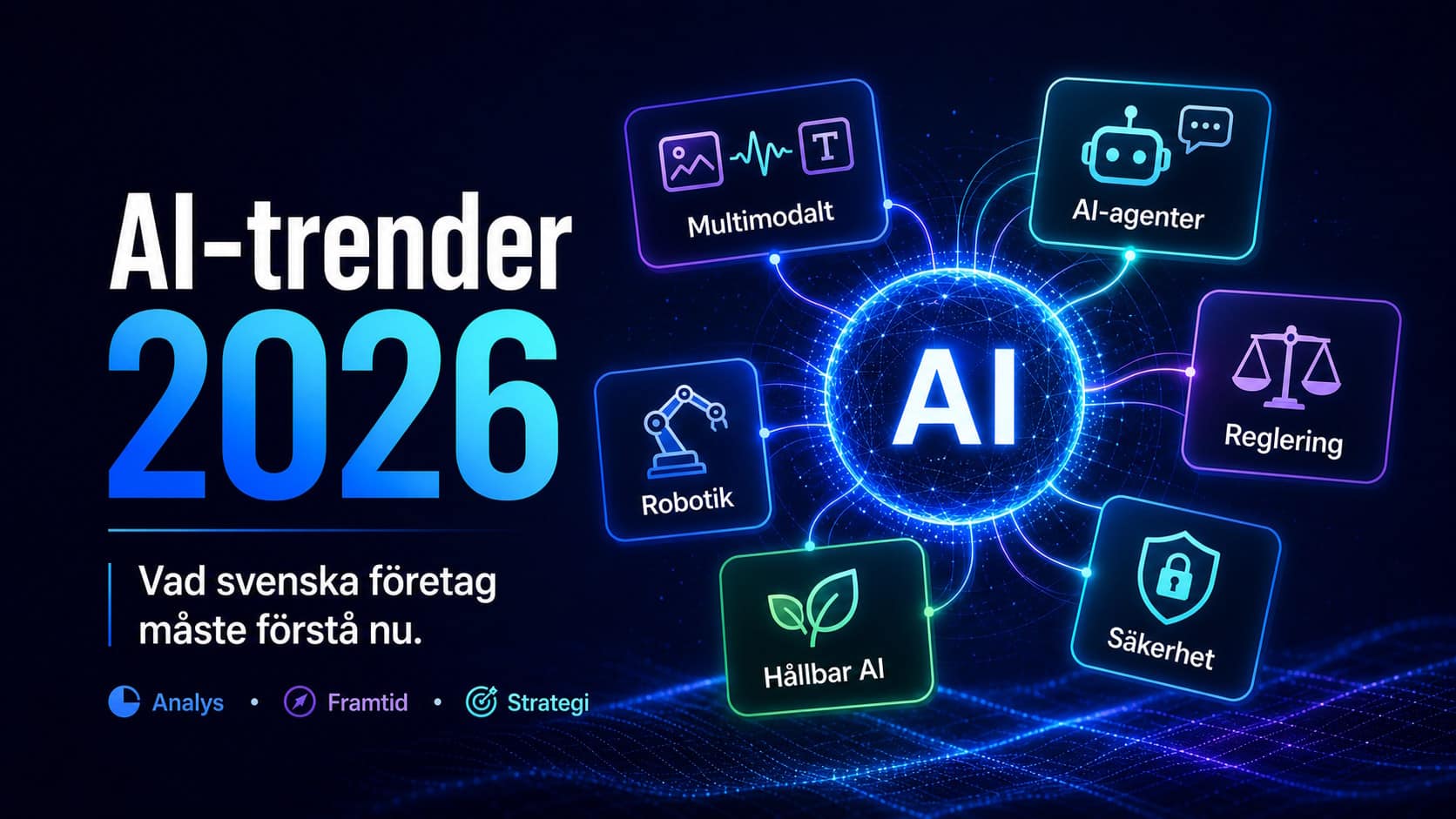 AI-trender 2026: När artificiell intelligens slutar vara teknik och blir verklighet
