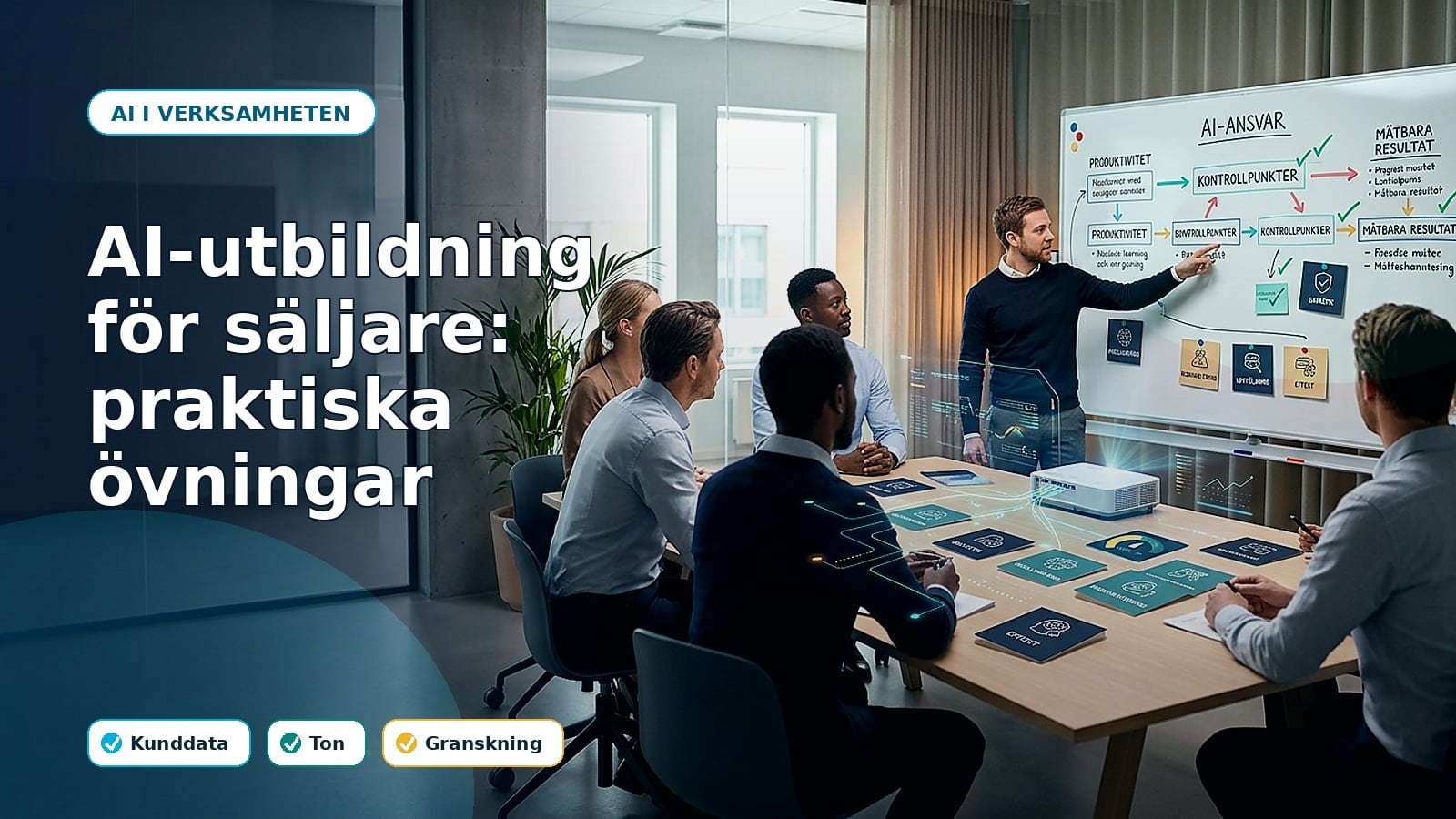 AI-utbildning för säljare: praktiska övningar