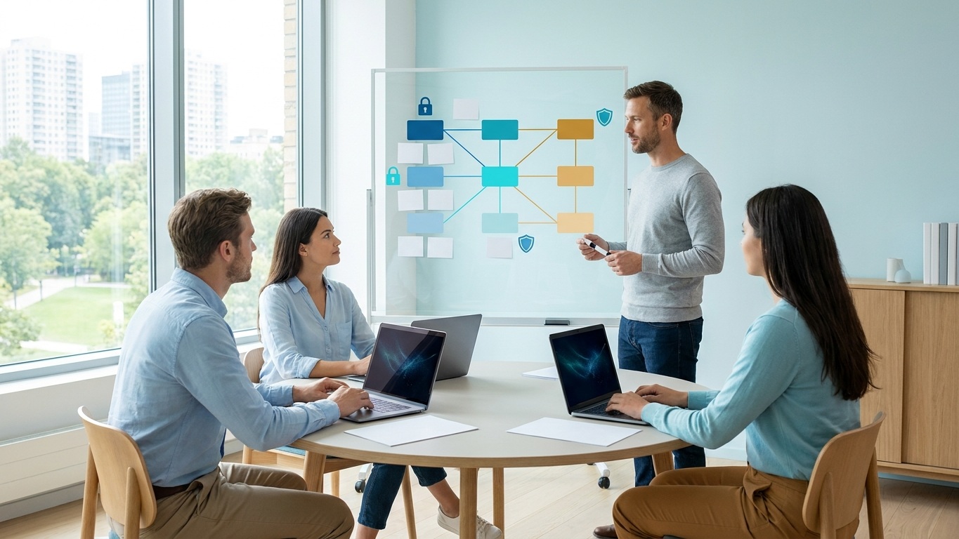 Workshop om AI-policy, kunddata och godkända AI-verktyg