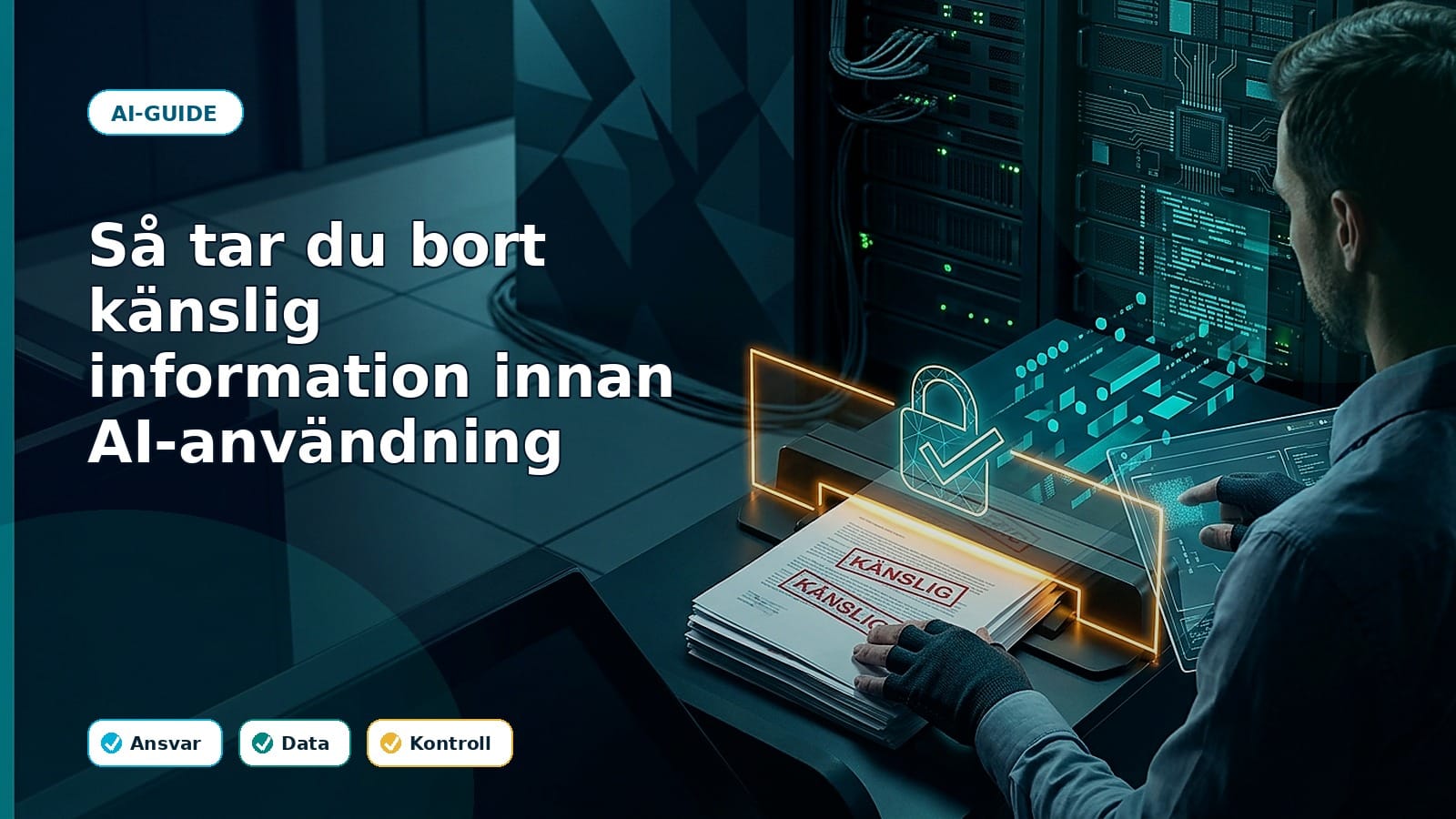 Så tar du bort känslig information innan AI-användning