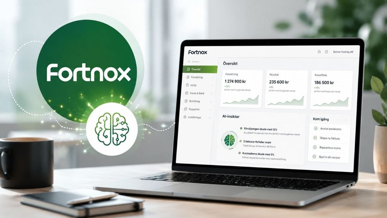 AI-verktyg för Fortnox: vad kan småföretag automatisera?