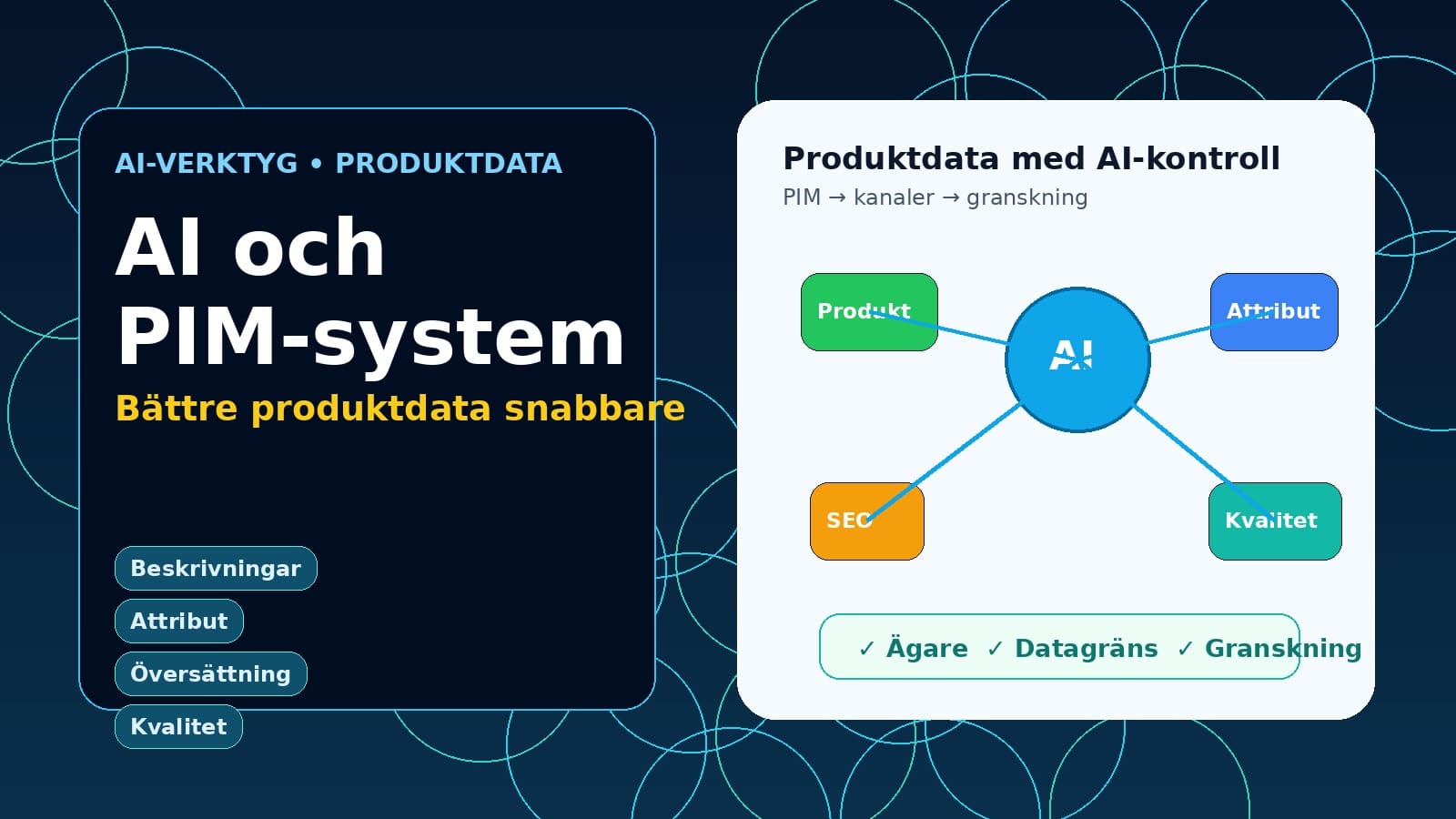 AI och PIM-system: bättre produktdata snabbare