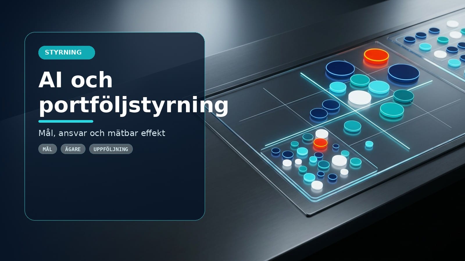 AI och portföljstyrning: stoppa spretiga initiativ
