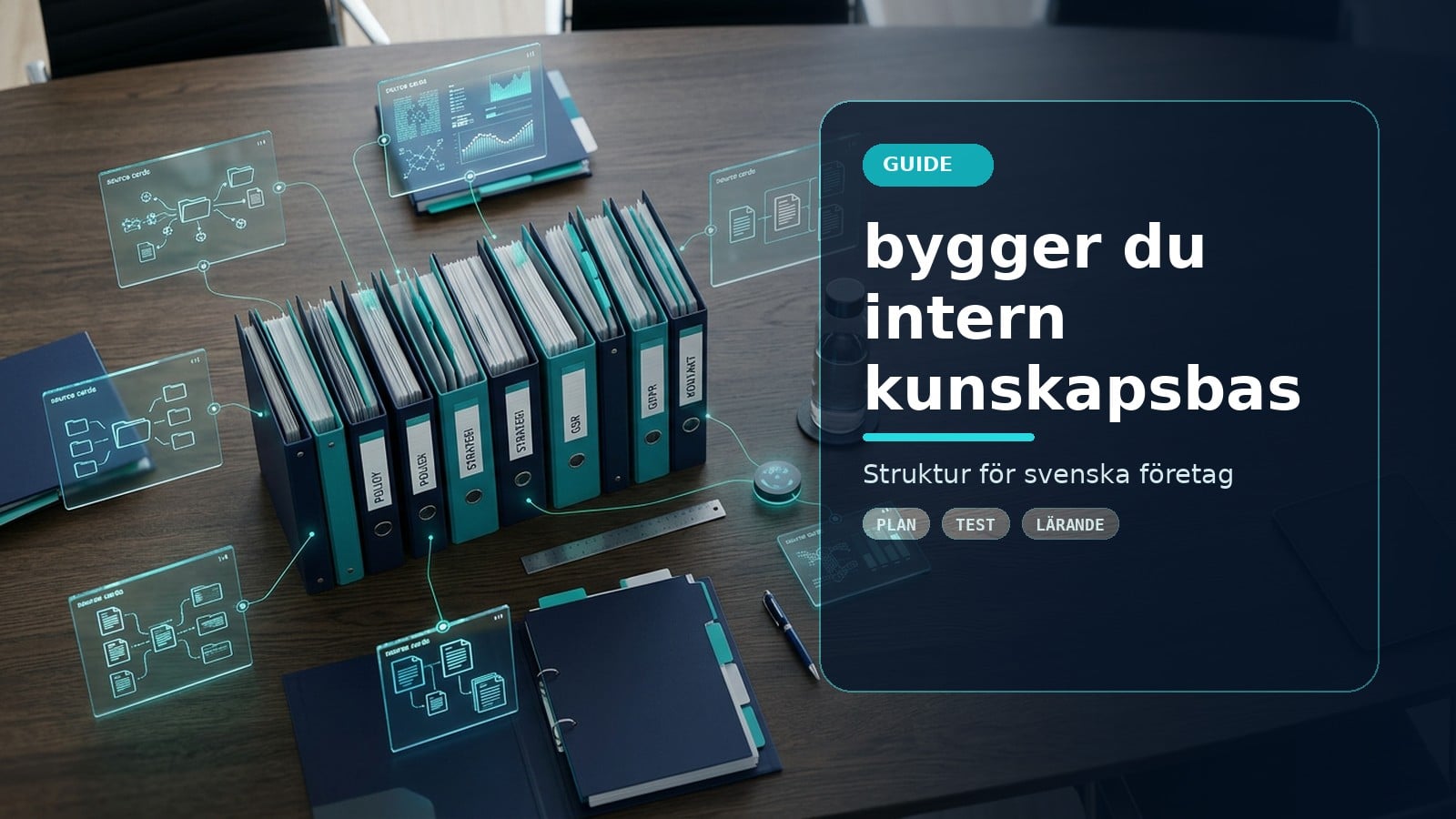 Så bygger du intern kunskapsbas med AI och era egna dokument