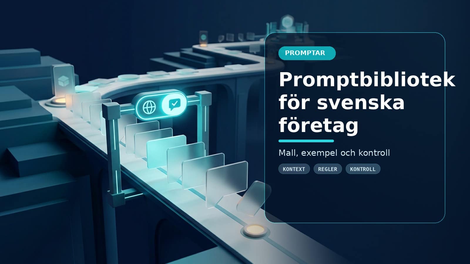 Promptbibliotek för svenska företag – 50 färdiga prompts