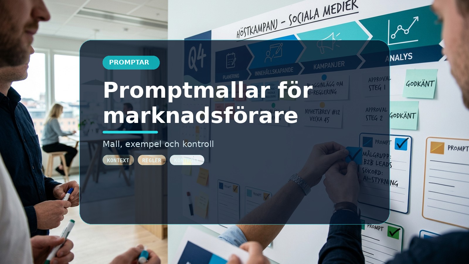 Promptmallar för marknadsförare – innehåll, kampanjer och analys