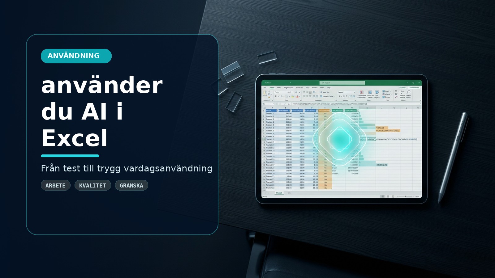 Så använder du AI i Excel – formler, analys och städning