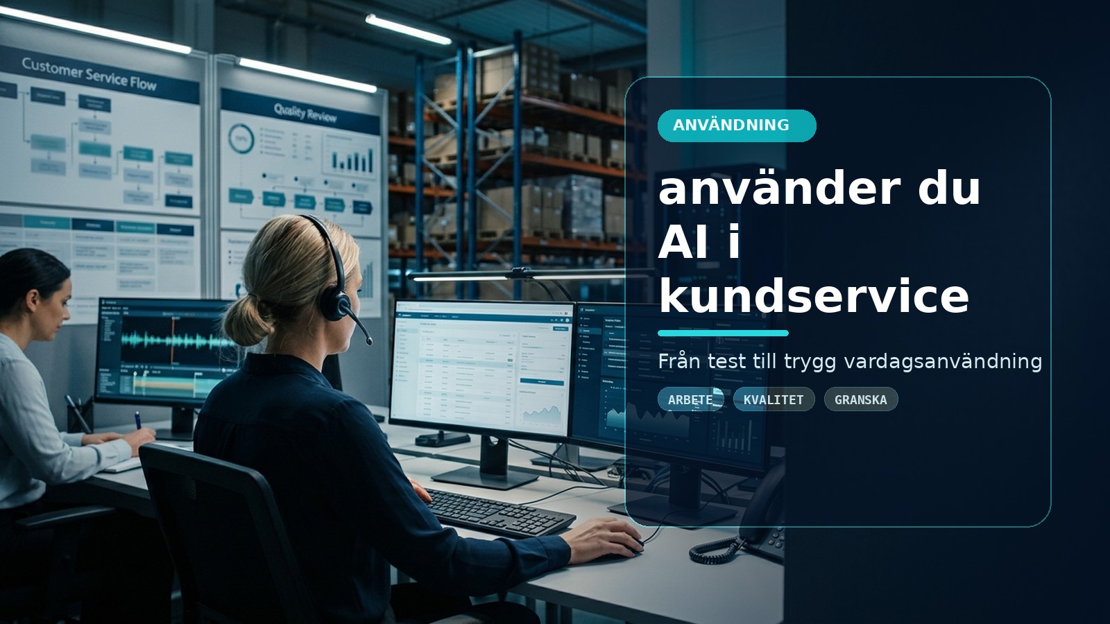 Så använder du AI i kundservice utan att tappa det personliga